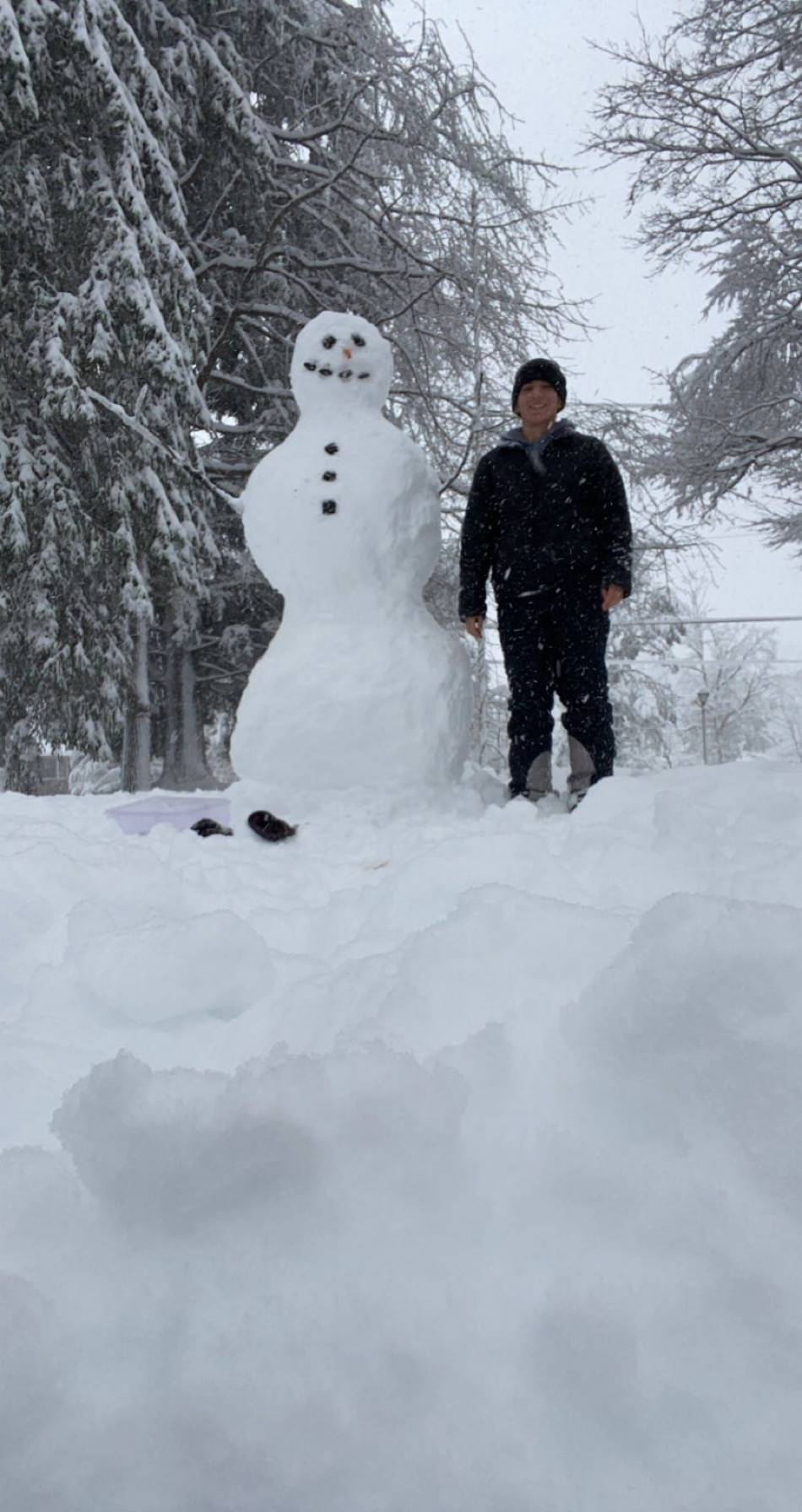 Snowman Building Contest Winner!
