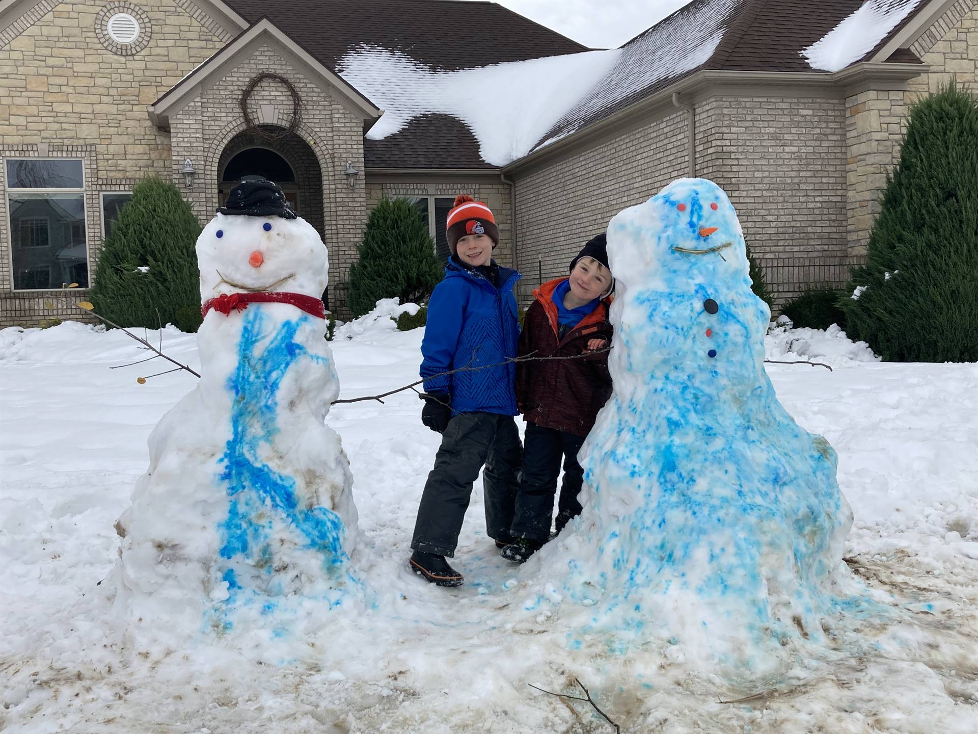 Snowman Building Contest Winner!