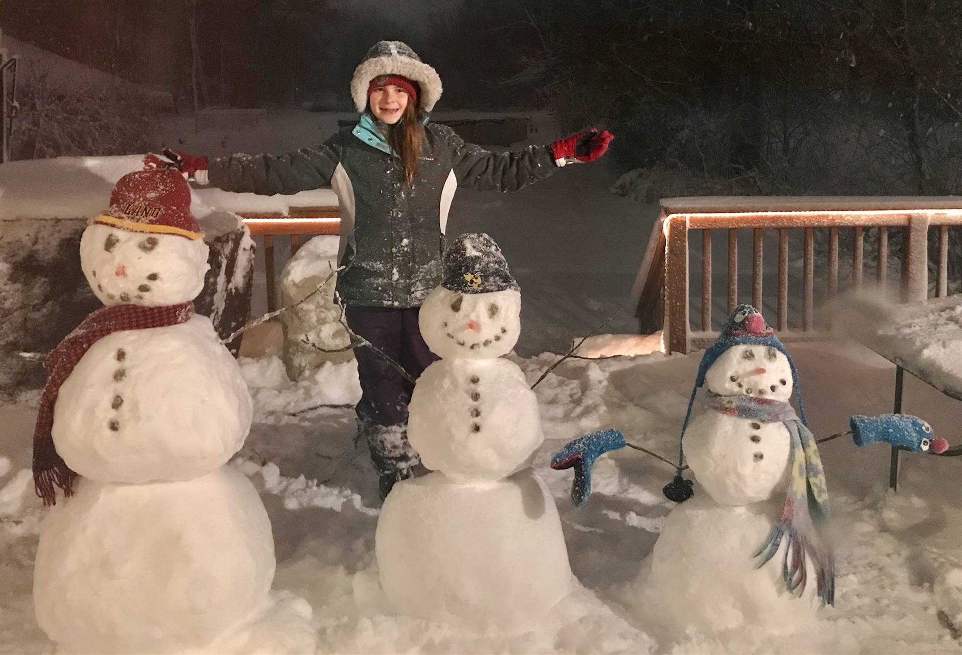 Snowman Building Contest Winner!